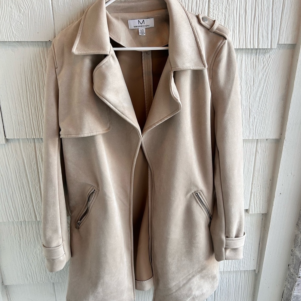 Magaschoni Beige Trench Coat